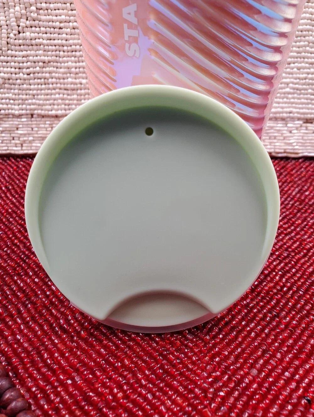Starbucks Summer 2023 Cotton Candy Pink Luster Ceramic Tumbler (C21)